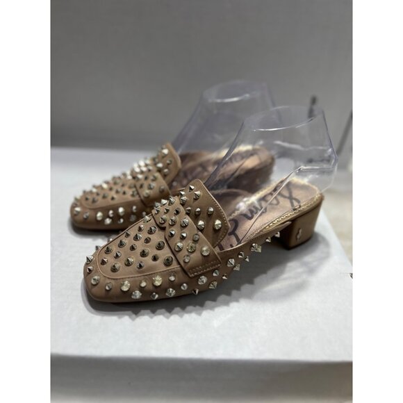 Sam Edelman Augustus Almond Toe Studded Mules women size 6 - Picture 4 of 11